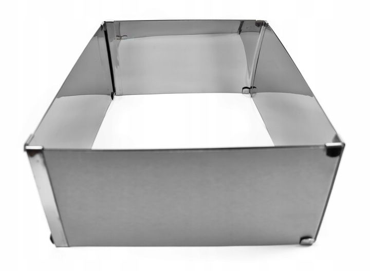 Forma Regulowana Prostokątna Rant Do Tortu 10cm zdjęcie 1