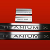 Listwa progowa FORD MONDEO MK4 TITANIUM X Stal nierdzewna 304 mat 4szt