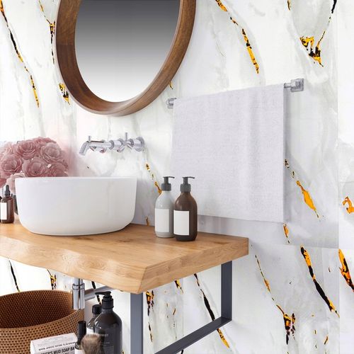 x10 SAMOPRZYLEPNY PANEL ŚCIENNY MARMUR PCV LAMINAT POŁYSK 3D Płytki 30x60 na Arena.pl