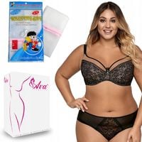 Ava 1396 BIUSTONOSZ Miękki Koronkowy 100B czarny