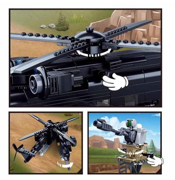 KLOCKI SLUBAN POLICJA Bitwa na wyspie 830 el. kompatybilne z LEG COB zdjęcie 4