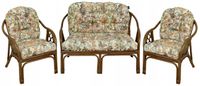 PODUSZKI NA MEBLE RATTANOWE KOMPLET SOFA FOTELE