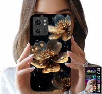 ETUI DO MOTOROLA EDGE 40 - PIĘKNE WZORY KWIATÓW, PLECKI, FUTERAŁ