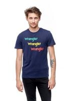 WRANGLER SS REPEAT TEE NAVY W7D7D3114 S