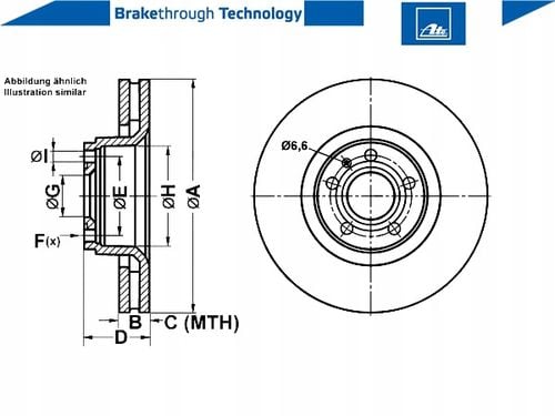 TARCZA HAM PRZOD 321X30 V POWER DISC ATE na Arena.pl