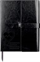 Notatnik A5 notes planer skórzany PERSONALIZOWANY GRAWER dla lekarza + imię