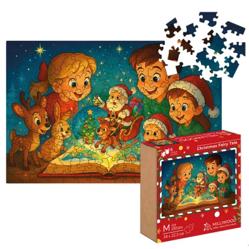 Puzzle 150 Elementów. Milliwood. Świąteczna Bajka na Arena.pl