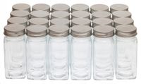 ORGANIZER DO PRZYPRAW ZESTAW 24 SŁOICZKÓW 120 ML + ETYKIETY + AKCESORIA