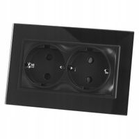 VL-71EU2-62 GNIAZDO PODWÓJNE 16A LIVOLO SZKŁO