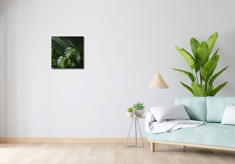 Obraz 40x40cm Szepczące Liście zdjęcie 2