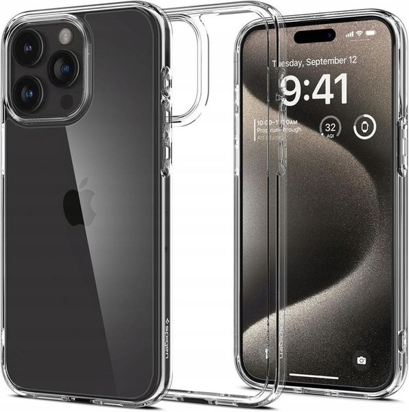 SPIGEN ULTRA HYBRID IPHONE 16 PRO CRYSTAL CLEAR zdjęcie 3