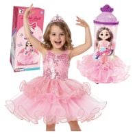 Tańcząca lalka Pozytywka efekty świetlne melodie PREZENT dla Dziewczynki