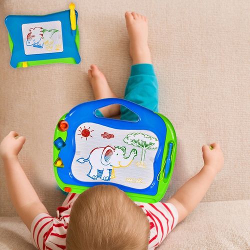 ZNIKOPIS TABLICA MAGNETYCZNA KOLOROWA DO MALOWANIA ZNIKOPIS STEMPELKI na Arena.pl