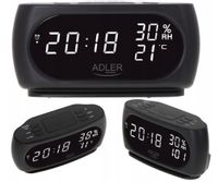 Zegar Budzik Elektroniczny Termometr Wilgotność