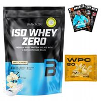 BIOTECH ISO WHEY ZERO BIAŁKO IZOLAT WPI BCAA MASA SIŁA REGENERACJA 500g