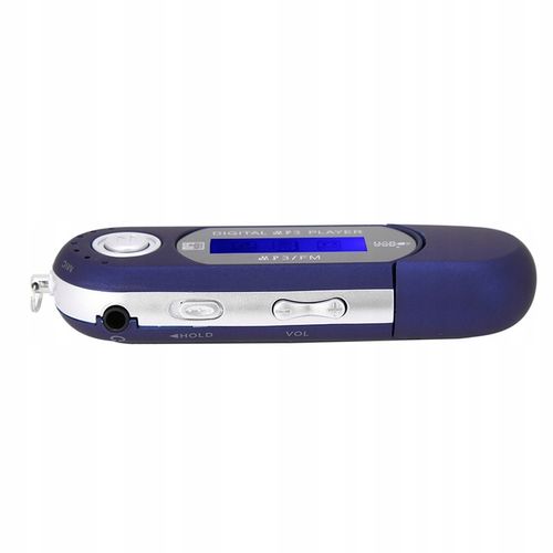 ODTWARZACZ MP3 USB PENDRIVE RADIO FM NIEBIESKI na Arena.pl
