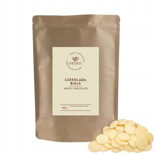CZEKOLADA BIAŁA DESEO DROPSY CZEKOLADOWE 500G 0,5KG na Arena.pl