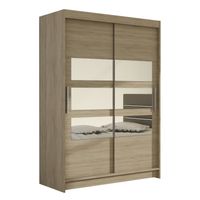 Szafa przesuwna Miami V 120cm - pojemna garderoba - SONOMA