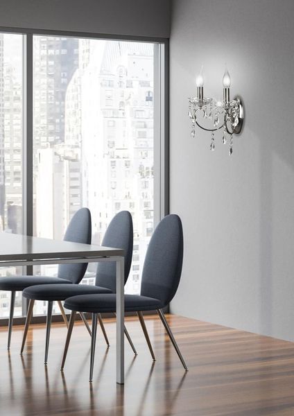 Aurora kinkiet 2*40W E14 chrom zdjęcie 3