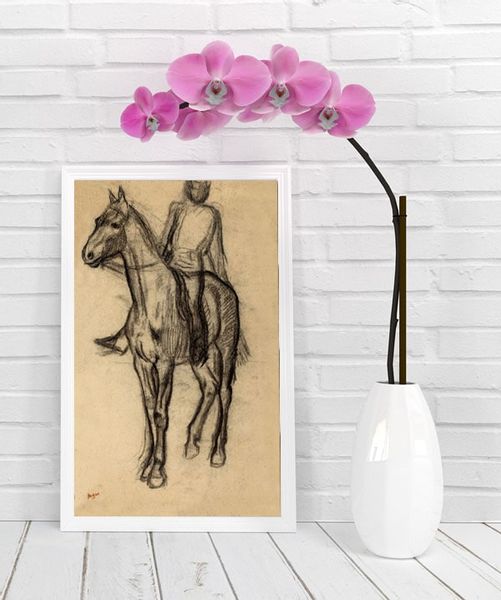 Horse and Rider, Edgar Degas - plakat 61x91,5 cm zdjęcie 2