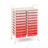 Organizer na kółkach z 20 szufladami Organizer na dokumenty