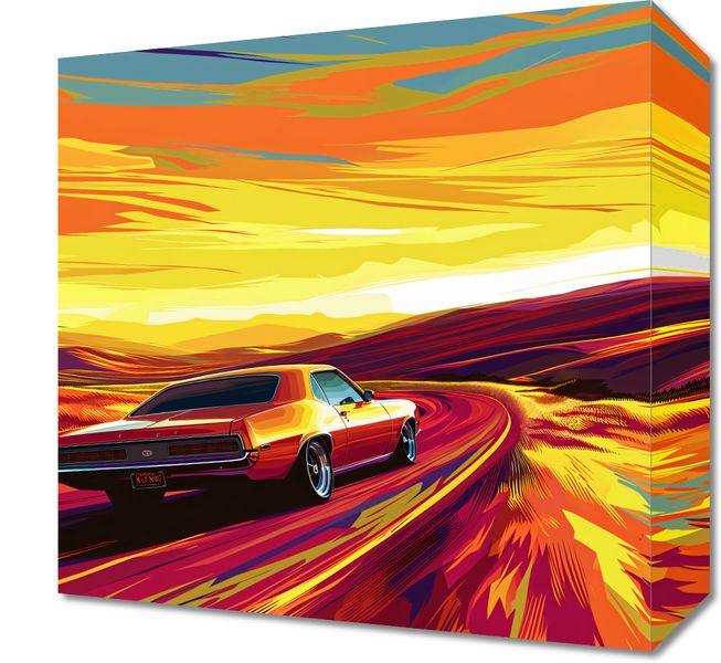 Obraz 30x30cm Pędź Przed Siebie zdjęcie 1