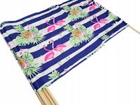 Parawan plażowy 10 metrów wiatrołap osłona na plażę FLAMINGI duży wybór