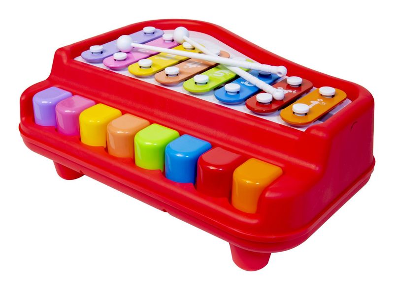 Edukacyjne organki, cymbałki czerwone zdjęcie 5