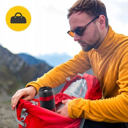 KUBEK TERMICZNY TERMOS GORĄCE NAPOJE DO 12H-24H KAWA HERBATA SZCZELNY 400ml na Arena.pl