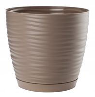 DONICZKA OSŁONKA NA KWIATY PODSTAWKA BEŻOWA 15cm