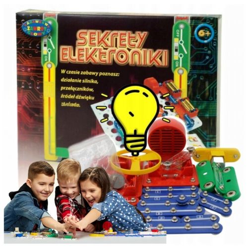 ZESTAW DOŚWIADCZALNY DLA DZIECI SEKRETY ELEKTRONIKI ponad 80 eksperymentów na Arena.pl