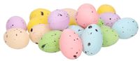 JAJKA PLASTIKOWE NAKRAPIANE PISANKI JAJKO 18SZT