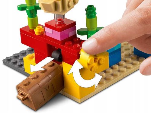 21164 - LEGO Minecraft - Rafa koralowa na Arena.pl