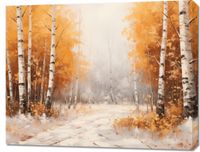 Obraz 90x70cm Jesienne Brzozy