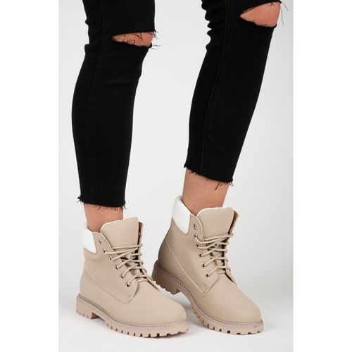 Beżowe traperki r.38 na Arena.pl