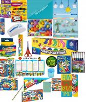 WYPRAWKA SZKOLNA DUŻY ZESTAW DO SZKOŁY PRZEDSZKOLA 32 ELEMENTY