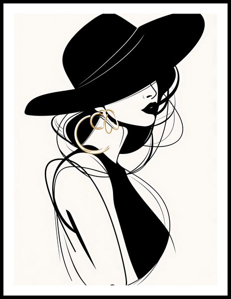 Plakat 60x80cm Uwikłana Elegancja zdjęcie 3