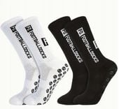 2x MIX SKARPETY PIŁKARSKIE ANTYPOŚLIZGOWE R. 39-46 CZARNE i BIAŁE PO