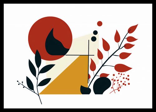 Plakat 42x29,7cm Ogień i Flora na Arena.pl