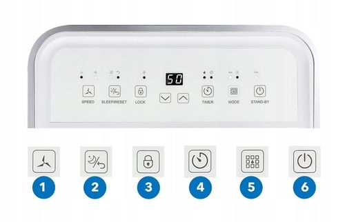 Osuszacz powietrza EBERG AZARI pochłaniacz 20l/24h +WiFi +TIMER na Arena.pl