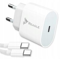 SZYBKA ŁADOWARKA 35W USB-C + KABEL 1M KOSTKA DO IPHONE 15 PRO MAX GALAXY S
