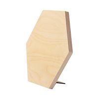 Sześciokątna ramka na zdjęcie ze sklejki do sublimacji - 30,5 x 25,4 cm