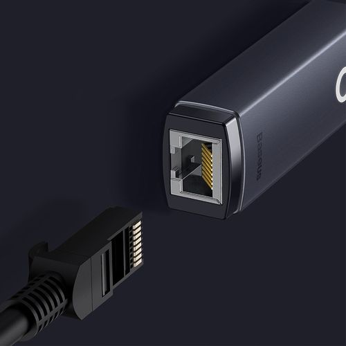 BASEUS ADAPTER PRZEJŚCIÓWKA KARTA SIECIOWA INTERNETOWA LAN USB-C RJ45 100MB na Arena.pl
