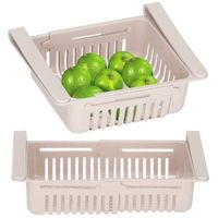 Pojemnik do lodówki wielofunkcyjny wkład, organizer różowy