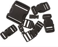 Zestaw klamr Buckle Set czarny, Mil-Tec