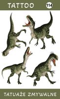 Tatuaże zmywalne Dinozaury