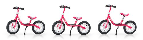 Rowerek Biegowy Dusty 10" Pink-White na Arena.pl
