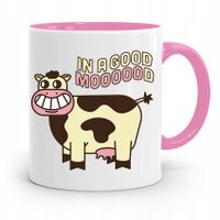 Kubek Różowy Weterynarza In A Good Mooood Prezent Z Nadrukiem Ze Zdjęciem