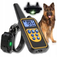 Elektryczna Obroża Treningowa dla Psa Szkoleniowa Treser 800m + Pilot