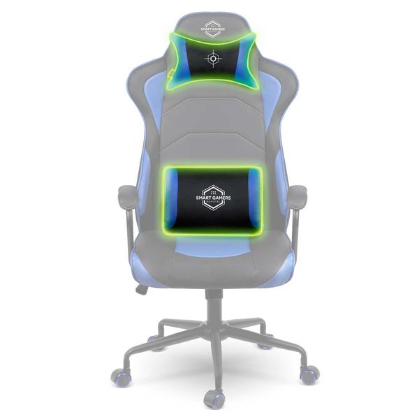 Fotel gamingowy Sofotel Yasuo - niebieski - 2591 zdjęcie 6